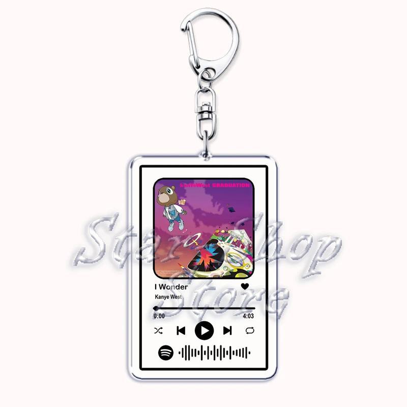 Classic Kanye Rap Album Graduation Keyrings Bear Music Ye Pendant Key Chain Ring Jewelry Móc Khóa In Theo Yêu Cầu, Chất Liệu Mica Trong Suốt In 2 Mặt , Dày 4mm 11 Classic Kanye Rap Album Graduation Keyrings Bear Music Ye Pendant Key Chain Ring Jewelry Móc Khóa In Theo Yêu Cầu, Chất Liệu Mica Trong Suốt In 2 Mặt , Dày 4mm - Ảnh 11