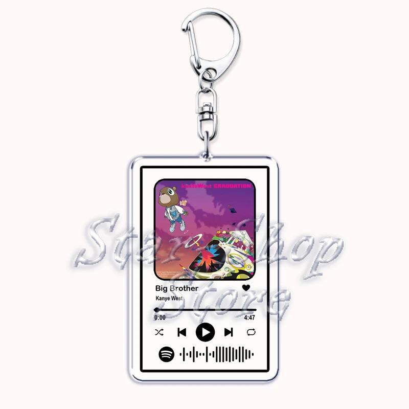 Classic Kanye Rap Album Graduation Keyrings Bear Music Ye Pendant Key Chain Ring Jewelry Móc Khóa In Theo Yêu Cầu, Chất Liệu Mica Trong Suốt In 2 Mặt , Dày 4mm 14 Classic Kanye Rap Album Graduation Keyrings Bear Music Ye Pendant Key Chain Ring Jewelry Móc Khóa In Theo Yêu Cầu, Chất Liệu Mica Trong Suốt In 2 Mặt , Dày 4mm - Ảnh 14