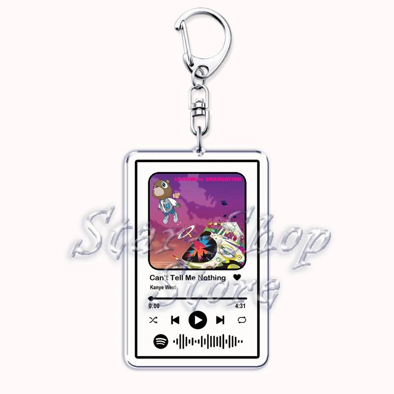 Classic Kanye Rap Album Graduation Keyrings Bear Music Ye Pendant Key Chain Ring Jewelry Móc Khóa In Theo Yêu Cầu, Chất Liệu Mica Trong Suốt In 2 Mặt , Dày 4mm 1 Classic Kanye Rap Album Graduation Keyrings Bear Music Ye Pendant Key Chain Ring Jewelry Móc Khóa In Theo Yêu Cầu, Chất Liệu Mica Trong Suốt In 2 Mặt , Dày 4mm