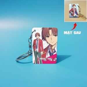 Classroom Of The Elite Key Chain - Welcome To The Classroom That Promotes Luxury Fashion - Dh Móc Khóa In Theo Yêu Cầu, Chất Liệu Mica Trong Suốt In 2 Mặt , Dày 4mm