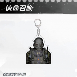 Cod Ghost Konig Acrylic Anime Keychain For Men And Women, Game Accessories, Gifts For Friends Móc Khóa In Theo Yêu Cầu, Chất Liệu Mica Trong Suốt In 2 Mặt , Dày 4mm