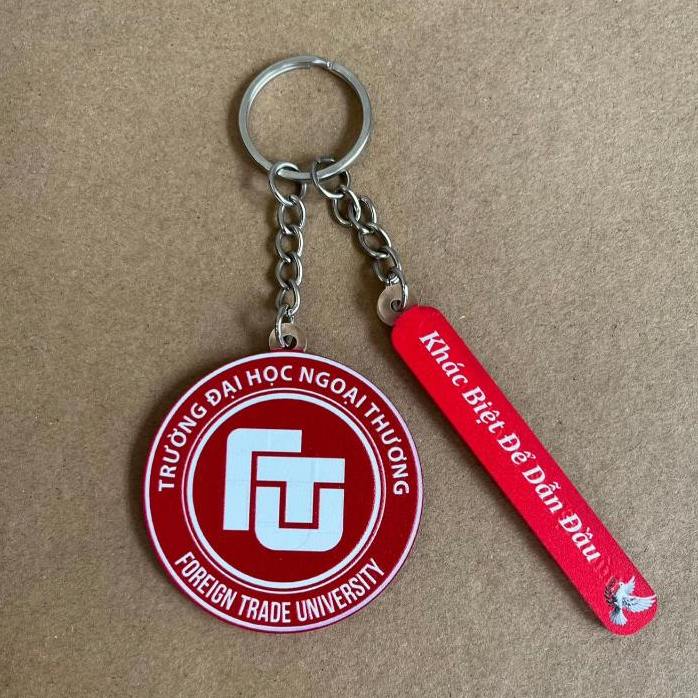 College Keychain, College Logo Keychain With Thi Do Charm Slogan Printed On Demand Móc Khóa In Theo Yêu Cầu, Chất Liệu Mica Trong Suốt In 2 Mặt , Dày 4mm 2 College Keychain, College Logo Keychain With Thi Do Charm Slogan Printed On Demand Móc Khóa In Theo Yêu Cầu, Chất Liệu Mica Trong Suốt In 2 Mặt , Dày 4mm - Ảnh 2