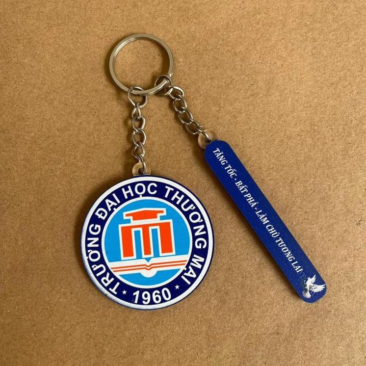 College Keychain, College Logo Keychain With Thi Do Charm Slogan Printed On Demand Móc Khóa In Theo Yêu Cầu, Chất Liệu Mica Trong Suốt In 2 Mặt , Dày 4mm 1 College Keychain, College Logo Keychain With Thi Do Charm Slogan Printed On Demand Móc Khóa In Theo Yêu Cầu, Chất Liệu Mica Trong Suốt In 2 Mặt , Dày 4mm