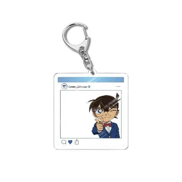 Conan Anime Kudou Shinichi Keychain Bag Charms Animation Products Students Fan Key Chain Móc Khóa In Theo Yêu Cầu, Chất Liệu Mica Trong Suốt In 2 Mặt , Dày 4mm 3 Conan Anime Kudou Shinichi Keychain Bag Charms Animation Products Students Fan Key Chain Móc Khóa In Theo Yêu Cầu, Chất Liệu Mica Trong Suốt In 2 Mặt , Dày 4mm - Ảnh 3