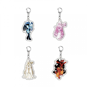 Cookie Run: Kingdom Cute Acrylic Keychain Bag Charm Pendant Game Relatex Transparent Mica Móc Khóa In Theo Yêu Cầu, Chất Liệu Mica Trong Suốt In 2 Mặt , Dày 4mm