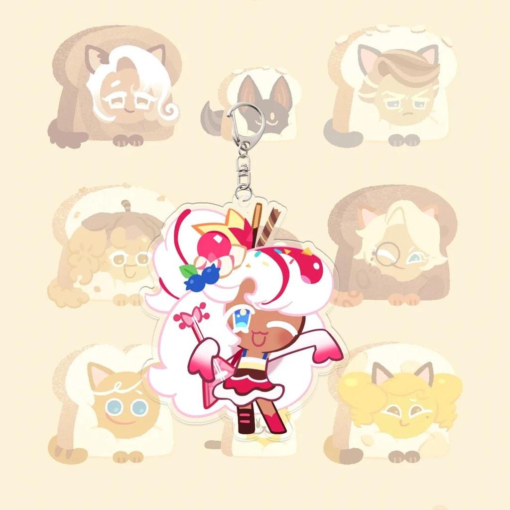 Cookie Run Kingdom Decorate Pendant Kawaii Game Figure Student Model Keychain Plaid Summer Q Móc Khóa In Theo Yêu Cầu, Chất Liệu Mica Trong Suốt In 2 Mặt , Dày 4mm 10 Cookie Run Kingdom Decorate Pendant Kawaii Game Figure Student Model Keychain Plaid Summer Q Móc Khóa In Theo Yêu Cầu, Chất Liệu Mica Trong Suốt In 2 Mặt , Dày 4mm - Ảnh 10