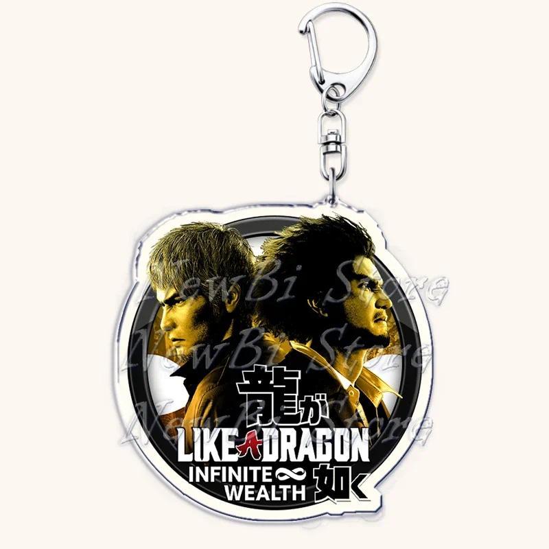 Cool Japanese Game Yakuza Kiryu Dragon Keychains Goro Majima Kiryu Ryu Ga Gotoku Mica Keychain Móc Khóa In Theo Yêu Cầu, Chất Liệu Mica Trong Suốt In 2 Mặt , Dày 4mm 2 Cool Japanese Game Yakuza Kiryu Dragon Keychains Goro Majima Kiryu Ryu Ga Gotoku Mica Keychain Móc Khóa In Theo Yêu Cầu, Chất Liệu Mica Trong Suốt In 2 Mặt , Dày 4mm - Ảnh 2