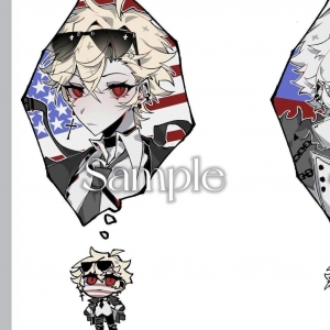 Countryhumans Anime Keychain Women Funny Mica Man Keychain Ornament Accessories Friend Móc Khóa In Theo Yêu Cầu, Chất Liệu Mica Trong Suốt In 2 Mặt , Dày 4mm