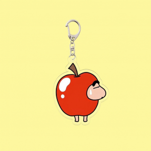 Crayonshin-chan Keychain Funny Expression Student Anime Cartoon Collect Exquisite Child Bag Móc Khóa In Theo Yêu Cầu, Chất Liệu Mica Trong Suốt In 2 Mặt , Dày 4mm