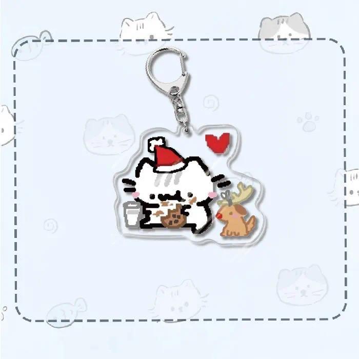 Creative And Funny Cats Cartoon Mica Keychain Accessories Bag Key Chain Ring Fan Friends S Móc Khóa In Theo Yêu Cầu, Chất Liệu Mica Trong Suốt In 2 Mặt , Dày 4mm 12 Creative And Funny Cats Cartoon Mica Keychain Accessories Bag Key Chain Ring Fan Friends S Móc Khóa In Theo Yêu Cầu, Chất Liệu Mica Trong Suốt In 2 Mặt , Dày 4mm - Ảnh 12