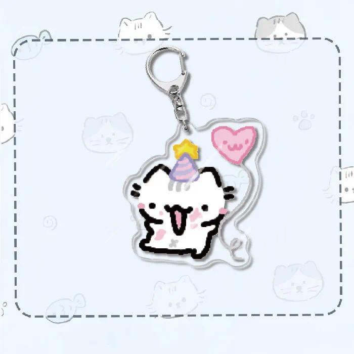 Creative And Funny Cats Cartoon Mica Keychain Accessories Bag Key Chain Ring Fan Friends S Móc Khóa In Theo Yêu Cầu, Chất Liệu Mica Trong Suốt In 2 Mặt , Dày 4mm 14 Creative And Funny Cats Cartoon Mica Keychain Accessories Bag Key Chain Ring Fan Friends S Móc Khóa In Theo Yêu Cầu, Chất Liệu Mica Trong Suốt In 2 Mặt , Dày 4mm - Ảnh 14