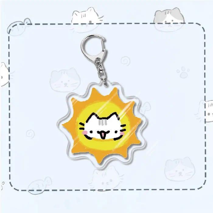 Creative And Funny Cats Cartoon Mica Keychain Accessories Bag Key Chain Ring Fan Friends S Móc Khóa In Theo Yêu Cầu, Chất Liệu Mica Trong Suốt In 2 Mặt , Dày 4mm 4 Creative And Funny Cats Cartoon Mica Keychain Accessories Bag Key Chain Ring Fan Friends S Móc Khóa In Theo Yêu Cầu, Chất Liệu Mica Trong Suốt In 2 Mặt , Dày 4mm - Ảnh 4