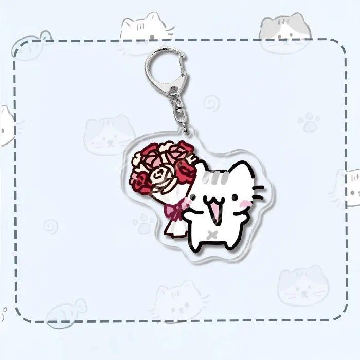 Creative And Funny Cats Cartoon Mica Keychain Accessories Bag Key Chain Ring Fan Friends S Móc Khóa In Theo Yêu Cầu, Chất Liệu Mica Trong Suốt In 2 Mặt , Dày 4mm 9 Creative And Funny Cats Cartoon Mica Keychain Accessories Bag Key Chain Ring Fan Friends S Móc Khóa In Theo Yêu Cầu, Chất Liệu Mica Trong Suốt In 2 Mặt , Dày 4mm - Ảnh 9