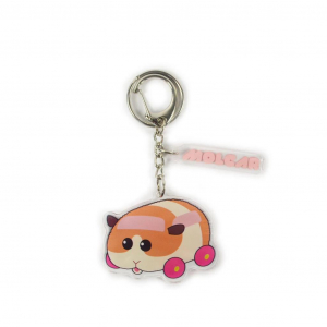 Creative Cartoon Anime Guinea Pig Car Lic Metal Keychain For Automotive Creative Fashion Móc Khóa In Theo Yêu Cầu, Chất Liệu Mica Trong Suốt In 2 Mặt , Dày 4mm