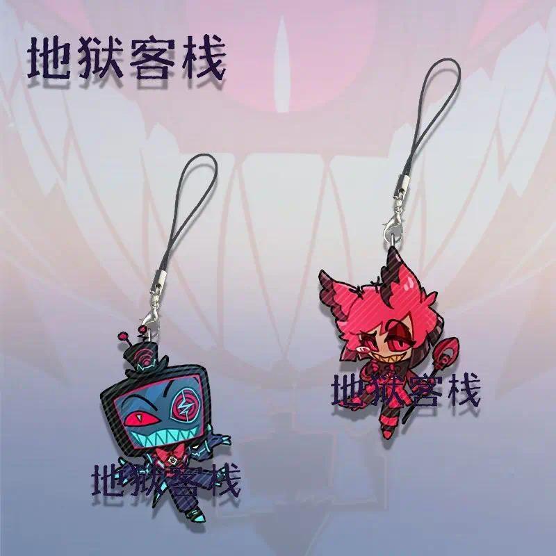 Creative Diy Alastor Anime Phone Strap, Phone Case Accessories, High-end Birthday Gift Móc Khóa In Theo Yêu Cầu, Chất Liệu Mica Trong Suốt In 2 Mặt , Dày 4mm 2 Creative Diy Alastor Anime Phone Strap, Phone Case Accessories, High-end Birthday Gift Móc Khóa In Theo Yêu Cầu, Chất Liệu Mica Trong Suốt In 2 Mặt , Dày 4mm - Ảnh 2