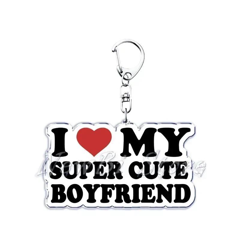 Creative Letter Keychain I Love You My Fictional Boyfriend Awesome Girlfriend Me Diy Mica Móc Khóa In Theo Yêu Cầu, Chất Liệu Mica Trong Suốt In 2 Mặt , Dày 4mm 16 Creative Letter Keychain I Love You My Fictional Boyfriend Awesome Girlfriend Me Diy Mica Móc Khóa In Theo Yêu Cầu, Chất Liệu Mica Trong Suốt In 2 Mặt , Dày 4mm - Ảnh 16