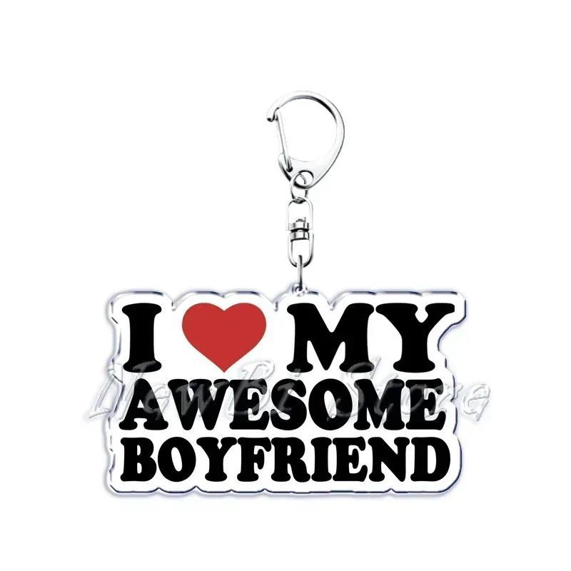 Creative Letter Keychain I Love You My Fictional Boyfriend Awesome Girlfriend Me Diy Mica Móc Khóa In Theo Yêu Cầu, Chất Liệu Mica Trong Suốt In 2 Mặt , Dày 4mm 17 Creative Letter Keychain I Love You My Fictional Boyfriend Awesome Girlfriend Me Diy Mica Móc Khóa In Theo Yêu Cầu, Chất Liệu Mica Trong Suốt In 2 Mặt , Dày 4mm - Ảnh 17