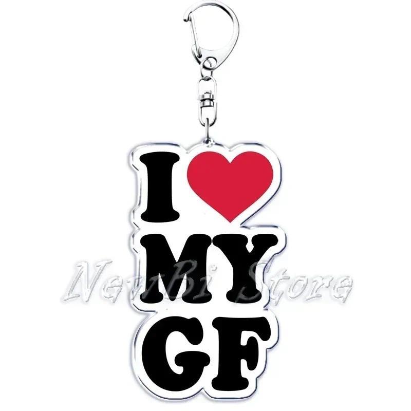 Creative Letter Keychain I Love You My Fictional Boyfriend Awesome Girlfriend Me Diy Mica Móc Khóa In Theo Yêu Cầu, Chất Liệu Mica Trong Suốt In 2 Mặt , Dày 4mm 45 Creative Letter Keychain I Love You My Fictional Boyfriend Awesome Girlfriend Me Diy Mica Móc Khóa In Theo Yêu Cầu, Chất Liệu Mica Trong Suốt In 2 Mặt , Dày 4mm - Ảnh 45