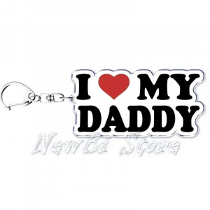 Creative Letter Keychain I Love You My Fictional Boyfriend Awesome Girlfriend Me Diy Mica Móc Khóa In Theo Yêu Cầu, Chất Liệu Mica Trong Suốt In 2 Mặt , Dày 4mm