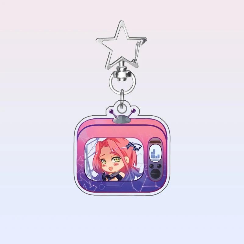Creative Tv Design Anime Hanging Alien Stage Luka Ivan Till Keychain Anime Character Acrylic Móc Khóa In Theo Yêu Cầu, Chất Liệu Mica Trong Suốt In 2 Mặt , Dày 4mm 5 Creative Tv Design Anime Hanging Alien Stage Luka Ivan Till Keychain Anime Character Acrylic Móc Khóa In Theo Yêu Cầu, Chất Liệu Mica Trong Suốt In 2 Mặt , Dày 4mm - Ảnh 5