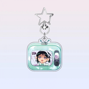 Creative Tv Design Anime Hanging Alien Stage Luka Ivan Till Keychain Anime Character Acrylic Móc Khóa In Theo Yêu Cầu, Chất Liệu Mica Trong Suốt In 2 Mặt , Dày 4mm