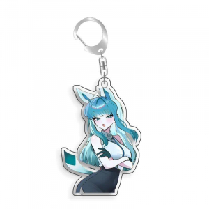 Cute Anime Pokemon Pikachu Charmander Glimmora Mica Keychain Móc Khóa In Theo Yêu Cầu, Chất Liệu Mica Trong Suốt In 2 Mặt , Dày 4mm