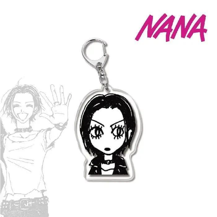 Cute Black And White Style Nana Keychains Anime Accessories Bag Hanging Key Chain Man Lic Móc Khóa In Theo Yêu Cầu, Chất Liệu Mica Trong Suốt In 2 Mặt , Dày 4mm 2 Cute Black And White Style Nana Keychains Anime Accessories Bag Hanging Key Chain Man Lic Móc Khóa In Theo Yêu Cầu, Chất Liệu Mica Trong Suốt In 2 Mặt , Dày 4mm - Ảnh 2