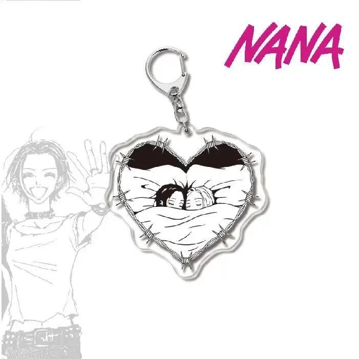 Cute Black And White Style Nana Keychains Anime Accessories Bag Hanging Key Chain Man Lic Móc Khóa In Theo Yêu Cầu, Chất Liệu Mica Trong Suốt In 2 Mặt , Dày 4mm 12 Cute Black And White Style Nana Keychains Anime Accessories Bag Hanging Key Chain Man Lic Móc Khóa In Theo Yêu Cầu, Chất Liệu Mica Trong Suốt In 2 Mặt , Dày 4mm - Ảnh 12