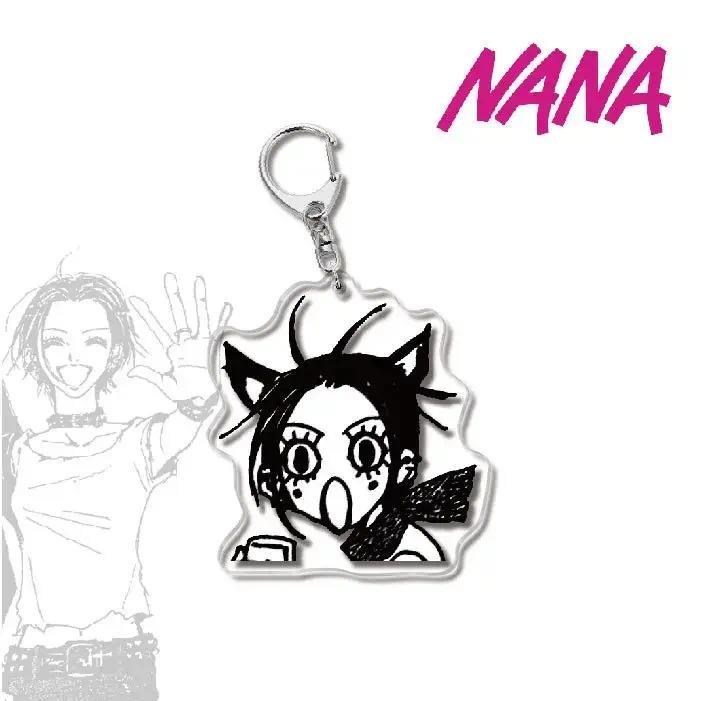 Cute Black And White Style Nana Keychains Anime Accessories Bag Hanging Key Chain Man Lic Móc Khóa In Theo Yêu Cầu, Chất Liệu Mica Trong Suốt In 2 Mặt , Dày 4mm 3 Cute Black And White Style Nana Keychains Anime Accessories Bag Hanging Key Chain Man Lic Móc Khóa In Theo Yêu Cầu, Chất Liệu Mica Trong Suốt In 2 Mặt , Dày 4mm - Ảnh 3