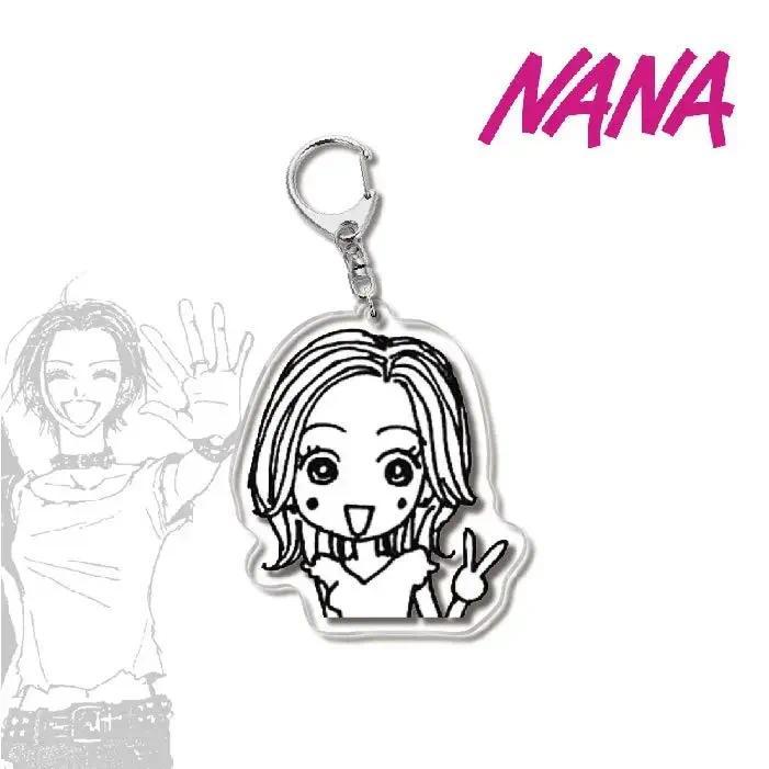 Cute Black And White Style Nana Keychains Anime Accessories Bag Hanging Key Chain Man Lic Móc Khóa In Theo Yêu Cầu, Chất Liệu Mica Trong Suốt In 2 Mặt , Dày 4mm 7 Cute Black And White Style Nana Keychains Anime Accessories Bag Hanging Key Chain Man Lic Móc Khóa In Theo Yêu Cầu, Chất Liệu Mica Trong Suốt In 2 Mặt , Dày 4mm - Ảnh 7