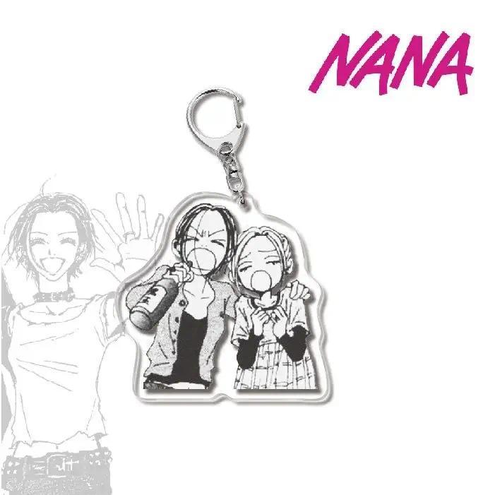 Cute Black And White Style Nana Keychains Anime Accessories Bag Hanging Key Chain Man Lic Móc Khóa In Theo Yêu Cầu, Chất Liệu Mica Trong Suốt In 2 Mặt , Dày 4mm 9 Cute Black And White Style Nana Keychains Anime Accessories Bag Hanging Key Chain Man Lic Móc Khóa In Theo Yêu Cầu, Chất Liệu Mica Trong Suốt In 2 Mặt , Dày 4mm - Ảnh 9