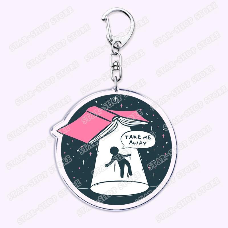 Cute Bookish Book Lover Cat Keychains For Women Accessories Bag Reading Reader Literature Móc Khóa In Theo Yêu Cầu, Chất Liệu Mica Trong Suốt In 2 Mặt , Dày 4mm 3 Cute Bookish Book Lover Cat Keychains For Women Accessories Bag Reading Reader Literature Móc Khóa In Theo Yêu Cầu, Chất Liệu Mica Trong Suốt In 2 Mặt , Dày 4mm - Ảnh 3