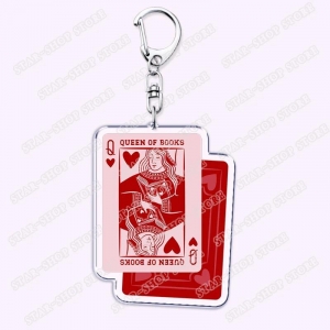 Cute Bookish Book Lover Cat Keychains For Women Accessories Bag Reading Reader Literature Móc Khóa In Theo Yêu Cầu, Chất Liệu Mica Trong Suốt In 2 Mặt , Dày 4mm