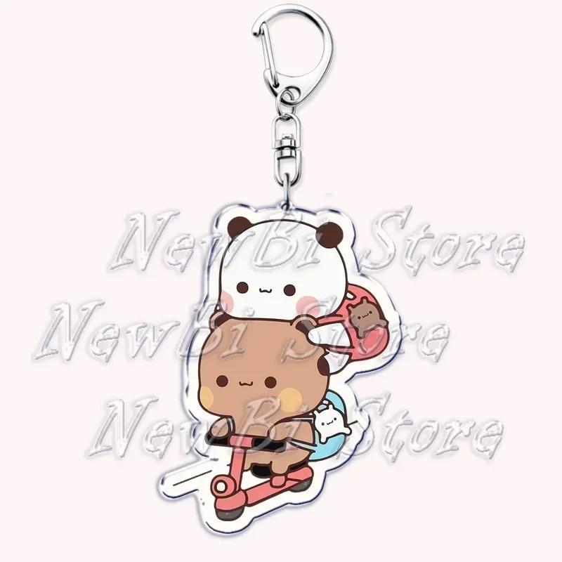 Cute Bubu Dudu Keychains Baby Gray Bear White Panda Keyring Pendant Key Chain Jewelry Fans Móc Khóa In Theo Yêu Cầu, Chất Liệu Mica Trong Suốt In 2 Mặt , Dày 4mm 2 Cute Bubu Dudu Keychains Baby Gray Bear White Panda Keyring Pendant Key Chain Jewelry Fans Móc Khóa In Theo Yêu Cầu, Chất Liệu Mica Trong Suốt In 2 Mặt , Dày 4mm - Ảnh 2