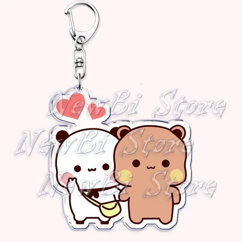 Cute Bubu Dudu Keychains Baby Gray Bear White Panda Keyring Pendant Key Chain Jewelry Fans Móc Khóa In Theo Yêu Cầu, Chất Liệu Mica Trong Suốt In 2 Mặt , Dày 4mm 3 Cute Bubu Dudu Keychains Baby Gray Bear White Panda Keyring Pendant Key Chain Jewelry Fans Móc Khóa In Theo Yêu Cầu, Chất Liệu Mica Trong Suốt In 2 Mặt , Dày 4mm - Ảnh 3