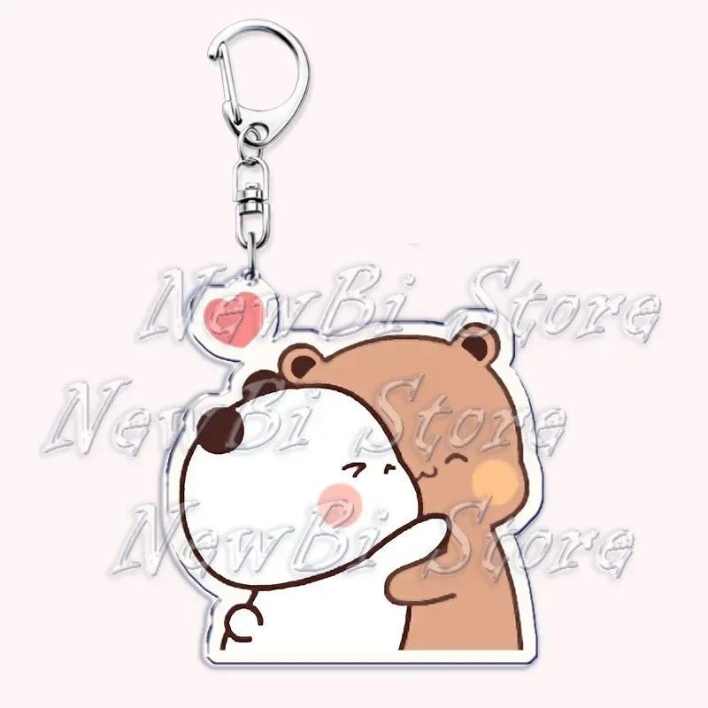Cute Bubu Dudu Keychains Baby Gray Bear White Panda Keyring Pendant Key Chain Jewelry Fans Móc Khóa In Theo Yêu Cầu, Chất Liệu Mica Trong Suốt In 2 Mặt , Dày 4mm 5 Cute Bubu Dudu Keychains Baby Gray Bear White Panda Keyring Pendant Key Chain Jewelry Fans Móc Khóa In Theo Yêu Cầu, Chất Liệu Mica Trong Suốt In 2 Mặt , Dày 4mm - Ảnh 5