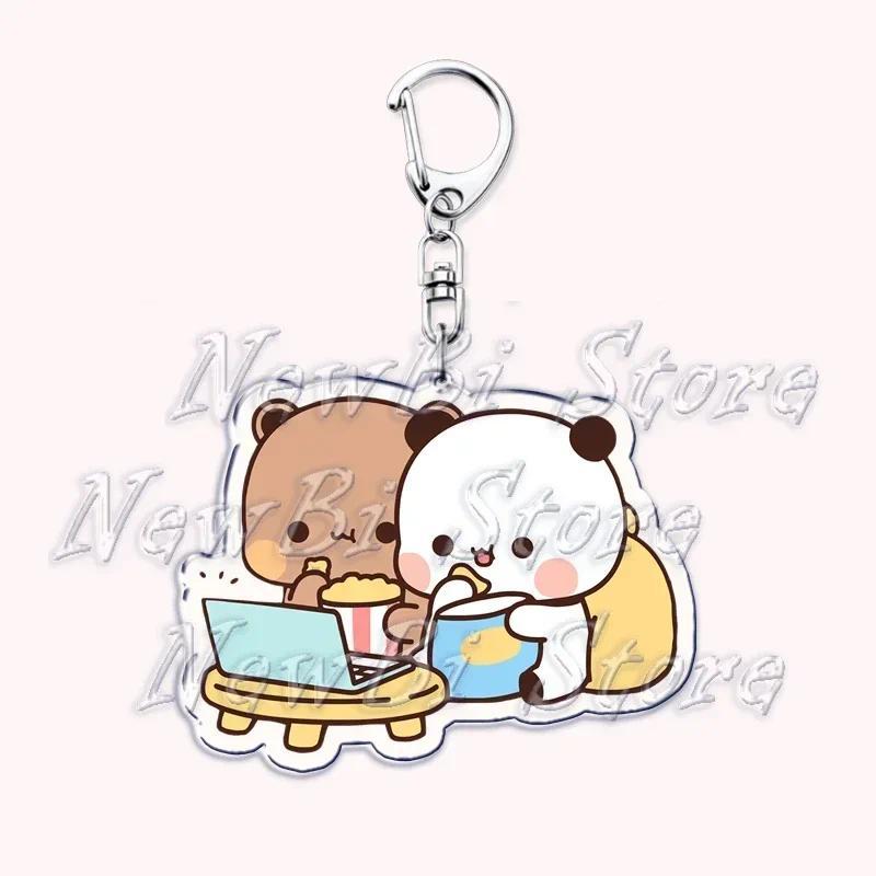 Cute Bubu Dudu Keychains Baby Gray Bear White Panda Keyring Pendant Key Chain Jewelry Fans Móc Khóa In Theo Yêu Cầu, Chất Liệu Mica Trong Suốt In 2 Mặt , Dày 4mm 6 Cute Bubu Dudu Keychains Baby Gray Bear White Panda Keyring Pendant Key Chain Jewelry Fans Móc Khóa In Theo Yêu Cầu, Chất Liệu Mica Trong Suốt In 2 Mặt , Dày 4mm - Ảnh 6