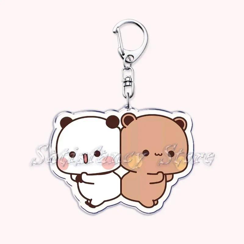 Cute Bubu Dudu Love Keychain, Acrylic Double Bear And Panda, Bag Hanging For Doublebag And Móc Khóa In Theo Yêu Cầu, Chất Liệu Mica Trong Suốt In 2 Mặt , Dày 4mm 2 Cute Bubu Dudu Love Keychain, Acrylic Double Bear And Panda, Bag Hanging For Doublebag And Móc Khóa In Theo Yêu Cầu, Chất Liệu Mica Trong Suốt In 2 Mặt , Dày 4mm - Ảnh 2