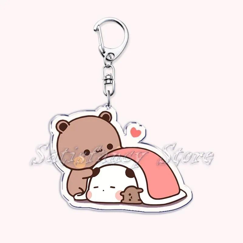 Cute Bubu Dudu Love Keychain, Acrylic Double Bear And Panda, Bag Hanging For Doublebag And Móc Khóa In Theo Yêu Cầu, Chất Liệu Mica Trong Suốt In 2 Mặt , Dày 4mm 3 Cute Bubu Dudu Love Keychain, Acrylic Double Bear And Panda, Bag Hanging For Doublebag And Móc Khóa In Theo Yêu Cầu, Chất Liệu Mica Trong Suốt In 2 Mặt , Dày 4mm - Ảnh 3