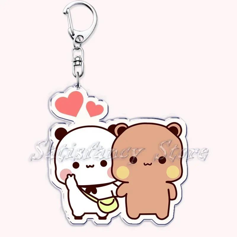 Cute Bubu Dudu Love Keychain, Acrylic Double Bear And Panda, Bag Hanging For Doublebag And Móc Khóa In Theo Yêu Cầu, Chất Liệu Mica Trong Suốt In 2 Mặt , Dày 4mm 4 Cute Bubu Dudu Love Keychain, Acrylic Double Bear And Panda, Bag Hanging For Doublebag And Móc Khóa In Theo Yêu Cầu, Chất Liệu Mica Trong Suốt In 2 Mặt , Dày 4mm - Ảnh 4