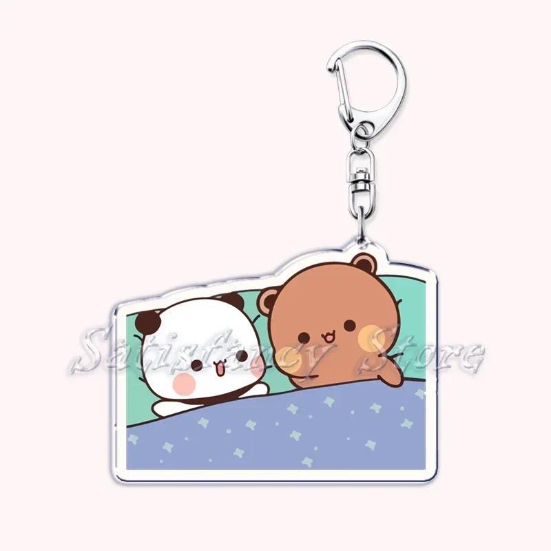 Cute Bubu Dudu Love Keychain, Acrylic Double Bear And Panda, Bag Hanging For Doublebag And Móc Khóa In Theo Yêu Cầu, Chất Liệu Mica Trong Suốt In 2 Mặt , Dày 4mm 5 Cute Bubu Dudu Love Keychain, Acrylic Double Bear And Panda, Bag Hanging For Doublebag And Móc Khóa In Theo Yêu Cầu, Chất Liệu Mica Trong Suốt In 2 Mặt , Dày 4mm - Ảnh 5