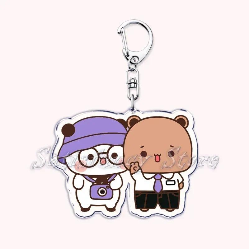 Cute Bubu Dudu Love Keychain, Acrylic Double Bear And Panda, Bag Hanging For Doublebag And Móc Khóa In Theo Yêu Cầu, Chất Liệu Mica Trong Suốt In 2 Mặt , Dày 4mm 7 Cute Bubu Dudu Love Keychain, Acrylic Double Bear And Panda, Bag Hanging For Doublebag And Móc Khóa In Theo Yêu Cầu, Chất Liệu Mica Trong Suốt In 2 Mặt , Dày 4mm - Ảnh 7
