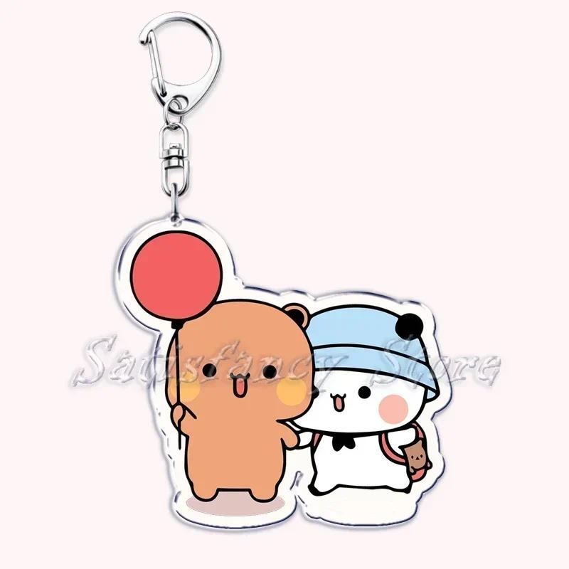 Cute Bubu Dudu Love Keychain, Acrylic Double Bear And Panda, Bag Hanging For Doublebag And Móc Khóa In Theo Yêu Cầu, Chất Liệu Mica Trong Suốt In 2 Mặt , Dày 4mm 9 Cute Bubu Dudu Love Keychain, Acrylic Double Bear And Panda, Bag Hanging For Doublebag And Móc Khóa In Theo Yêu Cầu, Chất Liệu Mica Trong Suốt In 2 Mặt , Dày 4mm - Ảnh 9