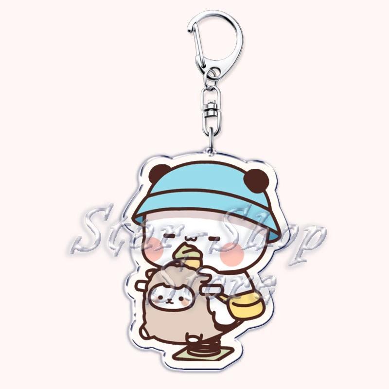Cute Bubu Love Dudu Yier Keychain Couple Bear Panda Pendant Mica Keychain Móc Khóa In Theo Yêu Cầu, Chất Liệu Mica Trong Suốt In 2 Mặt , Dày 4mm 2 Cute Bubu Love Dudu Yier Keychain Couple Bear Panda Pendant Mica Keychain Móc Khóa In Theo Yêu Cầu, Chất Liệu Mica Trong Suốt In 2 Mặt , Dày 4mm - Ảnh 2