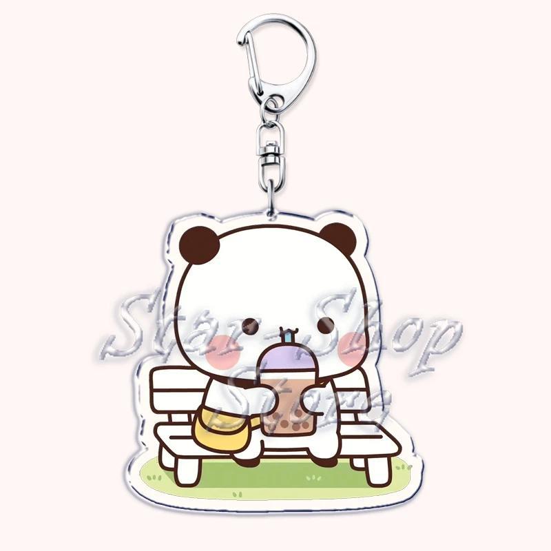 Cute Bubu Love Dudu Yier Keychain Couple Bear Panda Pendant Mica Keychain Móc Khóa In Theo Yêu Cầu, Chất Liệu Mica Trong Suốt In 2 Mặt , Dày 4mm 6 Cute Bubu Love Dudu Yier Keychain Couple Bear Panda Pendant Mica Keychain Móc Khóa In Theo Yêu Cầu, Chất Liệu Mica Trong Suốt In 2 Mặt , Dày 4mm - Ảnh 6