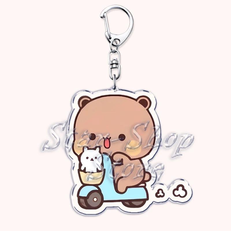 Cute Bubu Love Dudu Yier Keychain Couple Bear Panda Pendant Mica Keychain Móc Khóa In Theo Yêu Cầu, Chất Liệu Mica Trong Suốt In 2 Mặt , Dày 4mm 8 Cute Bubu Love Dudu Yier Keychain Couple Bear Panda Pendant Mica Keychain Móc Khóa In Theo Yêu Cầu, Chất Liệu Mica Trong Suốt In 2 Mặt , Dày 4mm - Ảnh 8