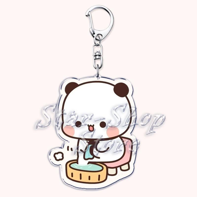 Cute Bubu Love Dudu Yier Keychain Couple Bear Panda Pendant Mica Keychain Móc Khóa In Theo Yêu Cầu, Chất Liệu Mica Trong Suốt In 2 Mặt , Dày 4mm 9 Cute Bubu Love Dudu Yier Keychain Couple Bear Panda Pendant Mica Keychain Móc Khóa In Theo Yêu Cầu, Chất Liệu Mica Trong Suốt In 2 Mặt , Dày 4mm - Ảnh 9