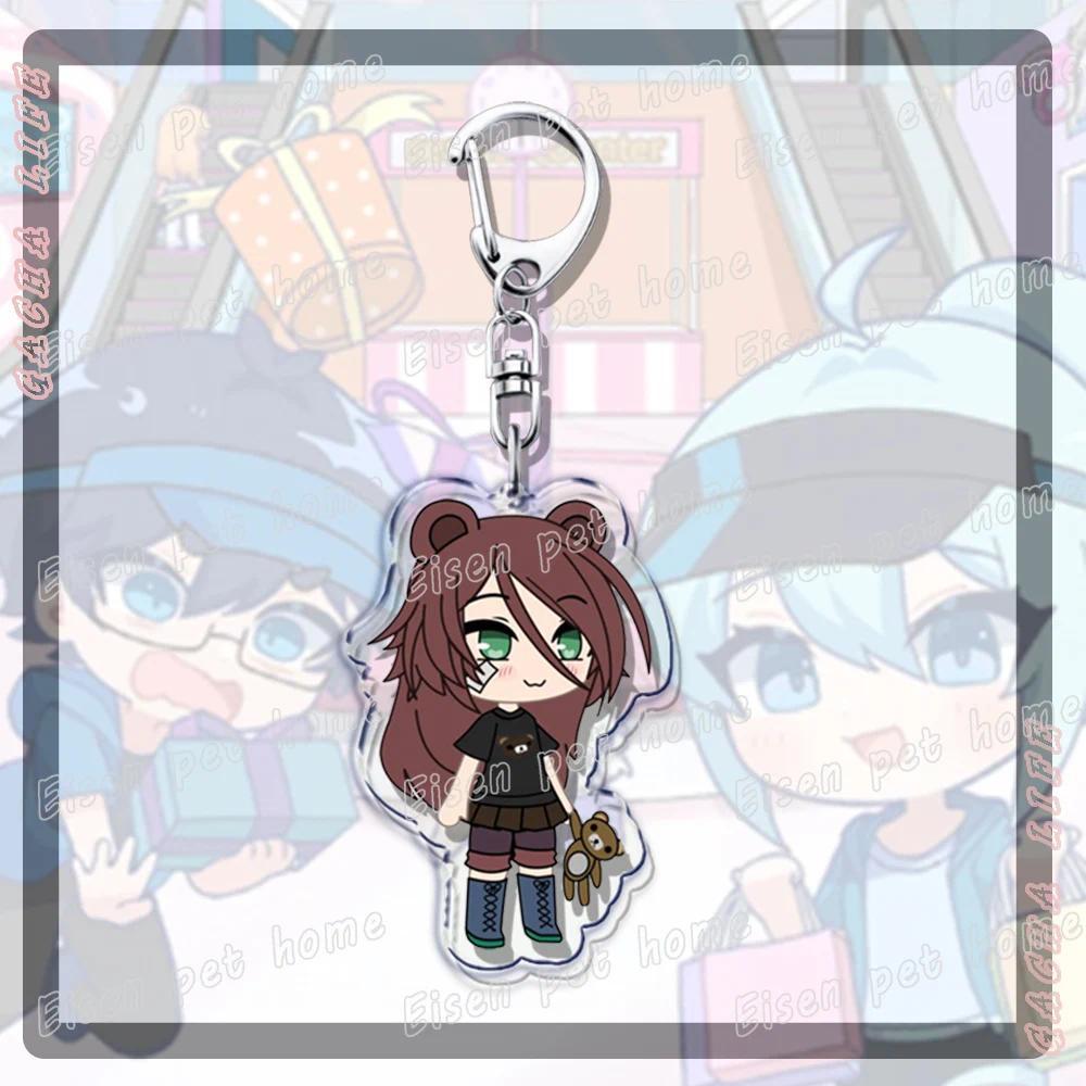 Cute Cartoon Anime Girl Keyrings For Accessories Bag Keychain Ring S Kawaii Gacha Life Móc Khóa In Theo Yêu Cầu, Chất Liệu Mica Trong Suốt In 2 Mặt , Dày 4mm 2 Cute Cartoon Anime Girl Keyrings For Accessories Bag Keychain Ring S Kawaii Gacha Life Móc Khóa In Theo Yêu Cầu, Chất Liệu Mica Trong Suốt In 2 Mặt , Dày 4mm - Ảnh 2