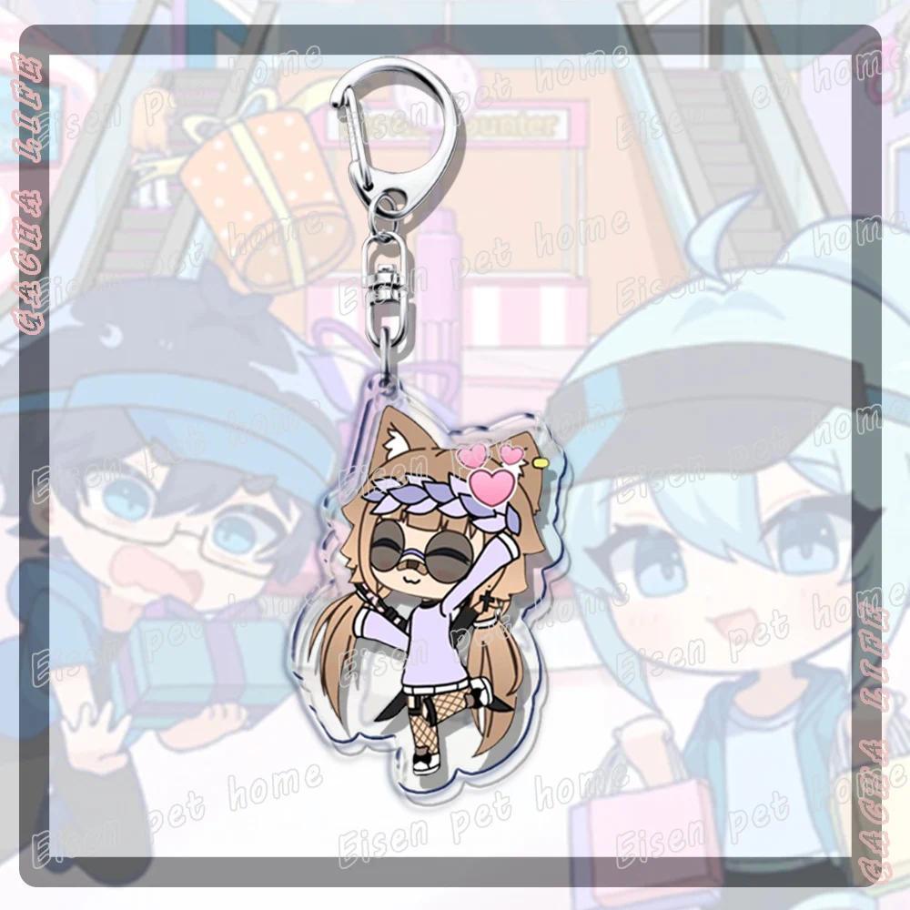 Cute Cartoon Anime Girl Keyrings For Accessories Bag Keychain Ring S Kawaii Gacha Life Móc Khóa In Theo Yêu Cầu, Chất Liệu Mica Trong Suốt In 2 Mặt , Dày 4mm 11 Cute Cartoon Anime Girl Keyrings For Accessories Bag Keychain Ring S Kawaii Gacha Life Móc Khóa In Theo Yêu Cầu, Chất Liệu Mica Trong Suốt In 2 Mặt , Dày 4mm - Ảnh 11