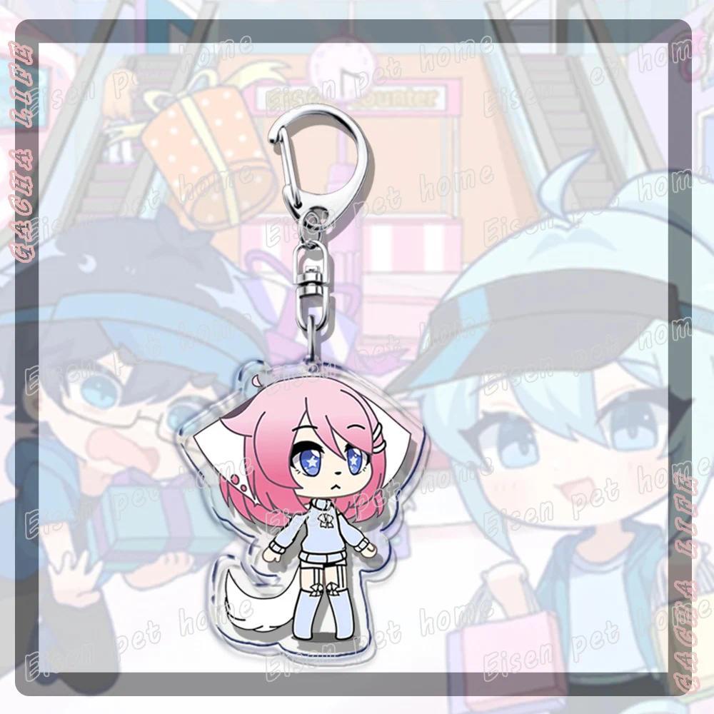 Cute Cartoon Anime Girl Keyrings For Accessories Bag Keychain Ring S Kawaii Gacha Life Móc Khóa In Theo Yêu Cầu, Chất Liệu Mica Trong Suốt In 2 Mặt , Dày 4mm 10 Cute Cartoon Anime Girl Keyrings For Accessories Bag Keychain Ring S Kawaii Gacha Life Móc Khóa In Theo Yêu Cầu, Chất Liệu Mica Trong Suốt In 2 Mặt , Dày 4mm - Ảnh 10